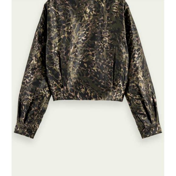 NEW SCOTCH & SODA animal jacquard jacket in multi - Picture 4 of 4